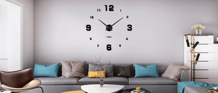 Horloge murale salon